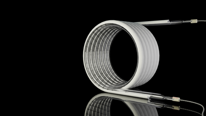 Spiralstrahler mit Quarzreflektor