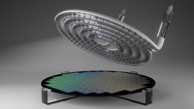 Spiralstrahler mit Quarzreflektor der Excelitas Noblelight GmbH